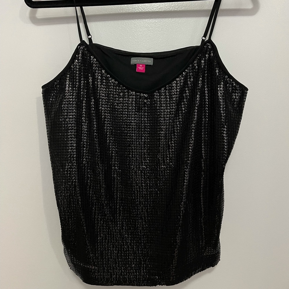 Vince Camuto Sparkle Sequin Top